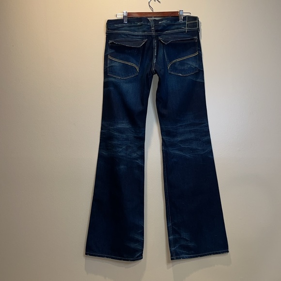 NWOT Gilded Age Low Rise Flare Leg Premium Denim Jeans - Picture 8 of 14